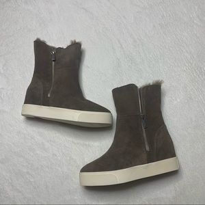 EUC J/Slides Henley Faux Fur Nubuck Bootie